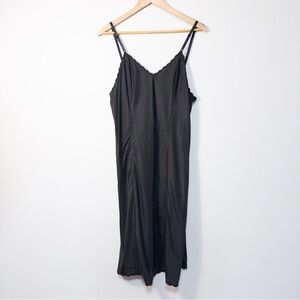Black Vintage Slip Dress